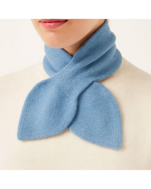 My Little Nature Blue Pure Cashmere Scarf