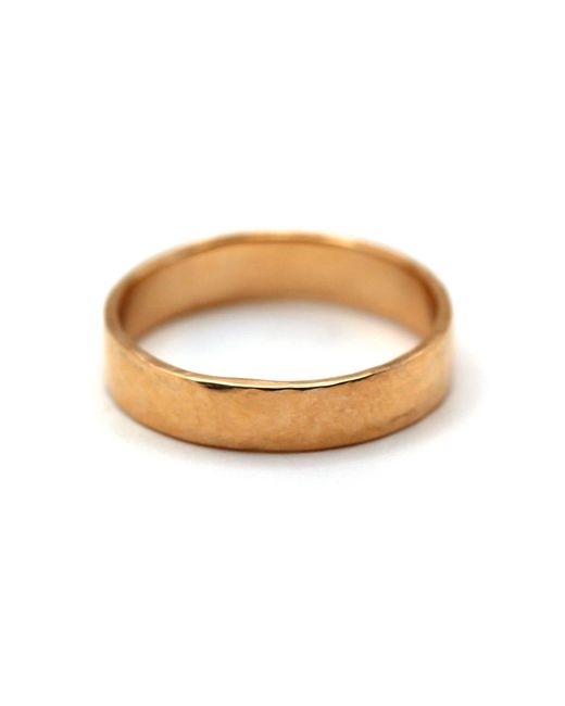 VicStoneNYC Fine Jewelry Metallic Unique Hammered Texture Ring for men