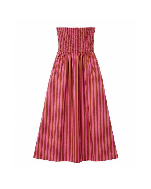 Mind Traveler Red Emily And Striped Dress