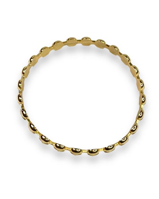 Jagged Halo Jewelry Metallic Eternity Skull Bangle