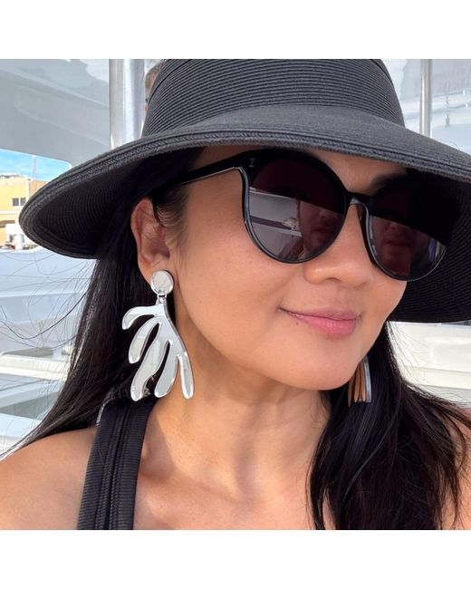By Chavelli Blue Matisse Earrings