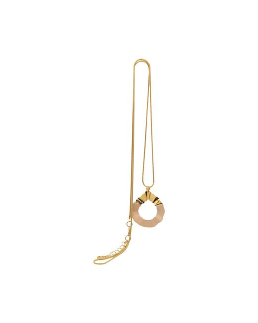 Nart Nature Making Art Metallic Neutrals The Gout Buriti Natural Fiber Necklace