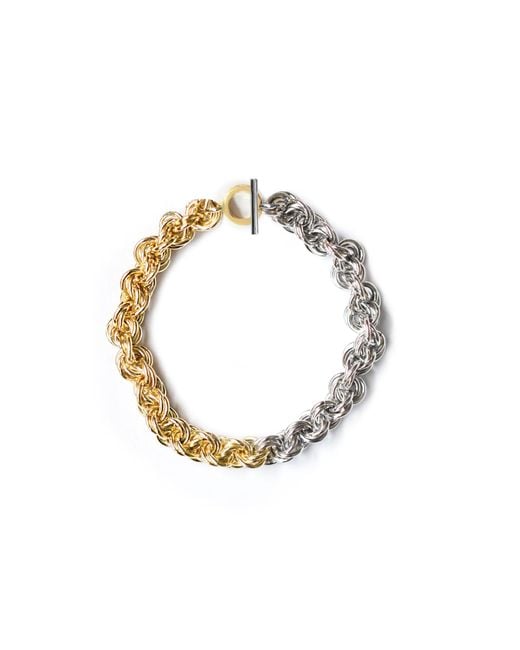 Adriana Pappas Designs Metallic Mixed Metal Bracelet