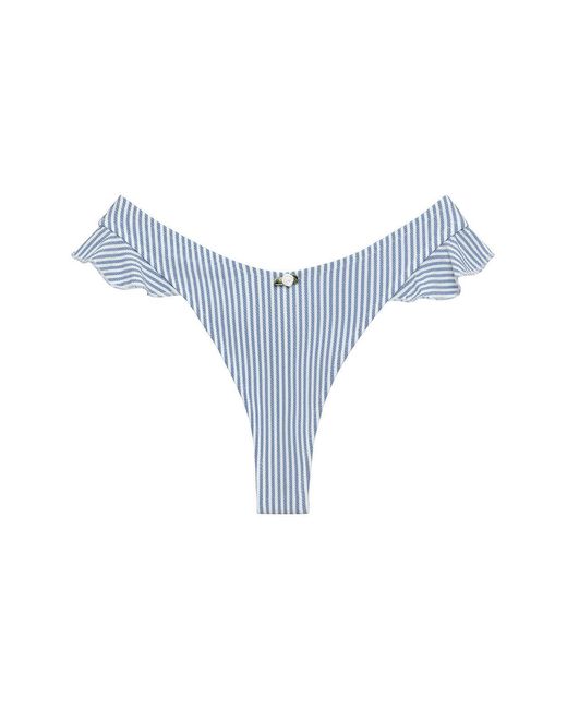 Montce Blue Classic Stripe Kelly Bikini Bottom