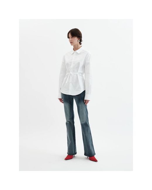 Jakke White Tie Shirt