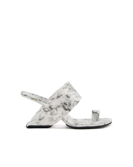 United Nude White Loop Toe Hi