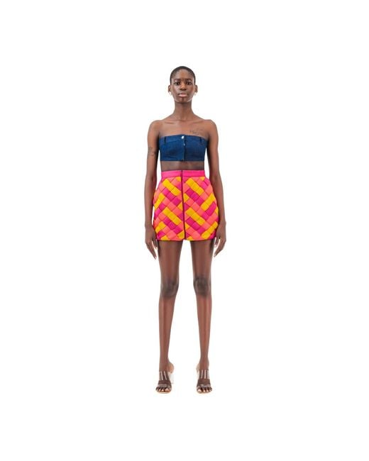 Úchè Pink Braided Skirt