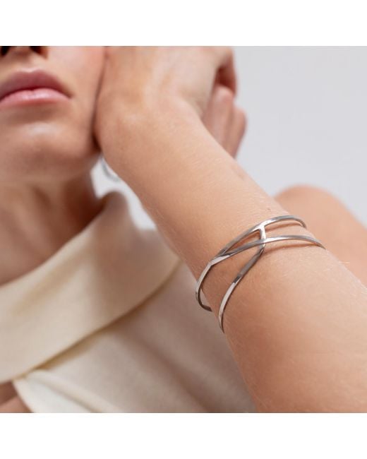 Joidart White Plated Bracelet Embolic