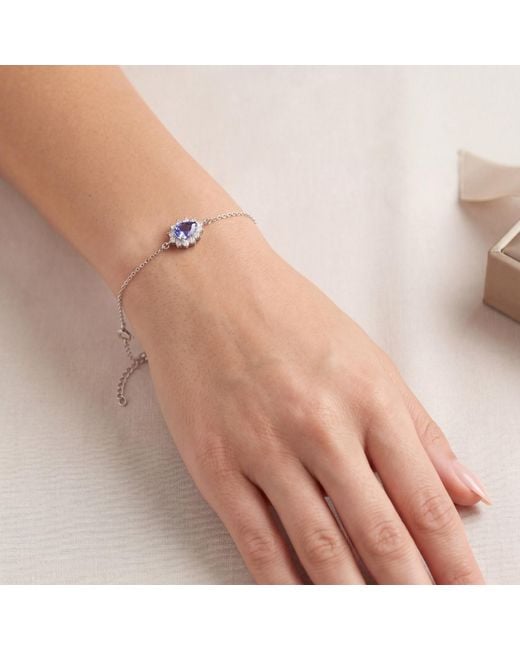 Latelita London Metallic Phillippa Bracelet Tanzanite