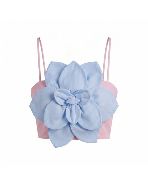 Yumi Kim Blue Sahara Linen Top