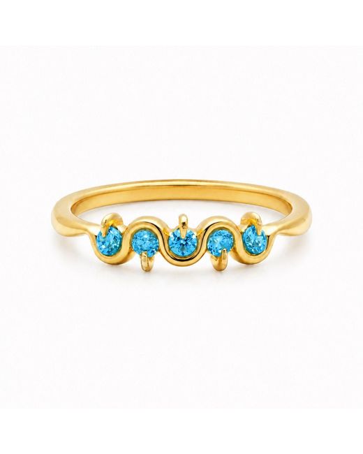 Belinda Jewelz Multicolor Swiss Topaz Wavy Multi