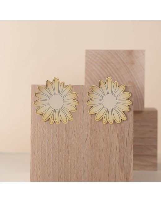 Silver Moon Metallic Sterling Earrings – Solar Bloom