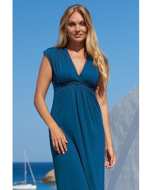 Chic by Lirette Blue Kimono Dress Natural