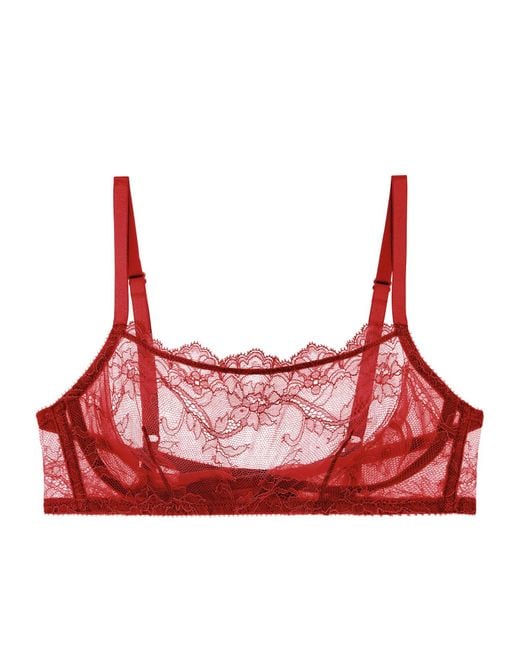 Journelle Red Anais Bralette Scarlet