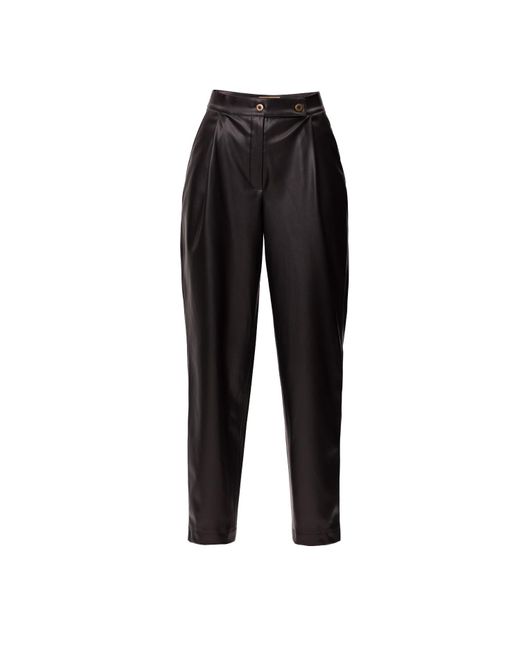 Julia Allert Black Faux Leather Fit 