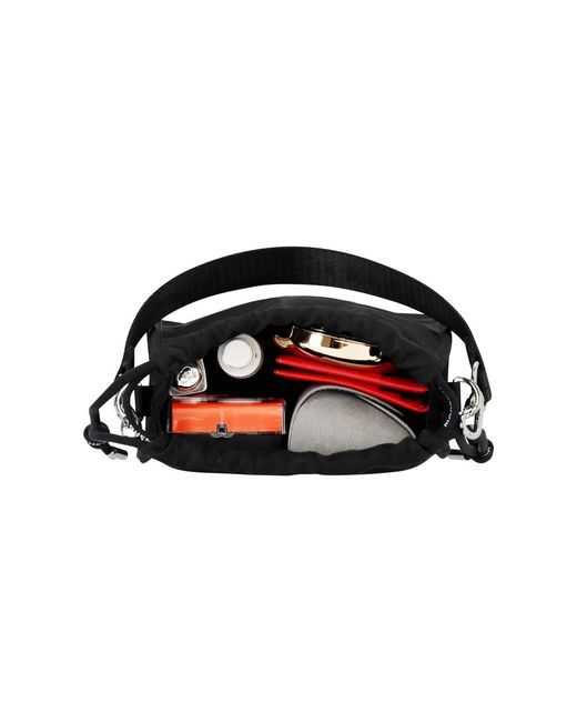 MARHEN.J Black Recycled Nylon Mini Cross Bag