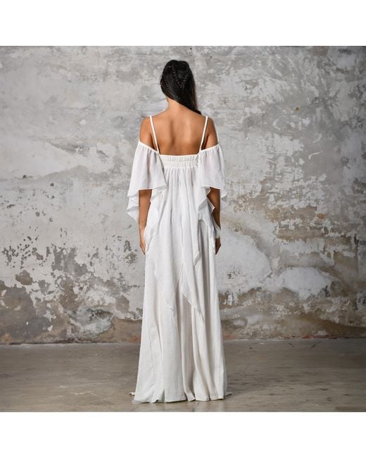 Zhenabia White Venus Blouse