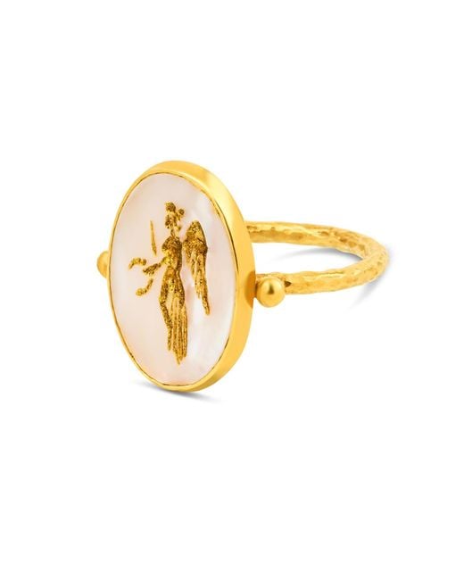 Ece London Metallic The Angel Of Peace I I Ring