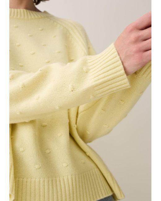 Loop Cashmere Yellow Bobble Sweater