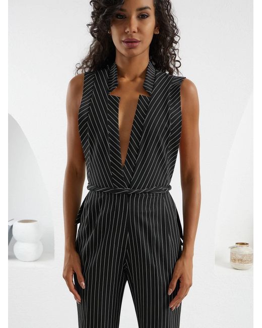Lumina Eligma Black The Star Overall Jumpsuit
