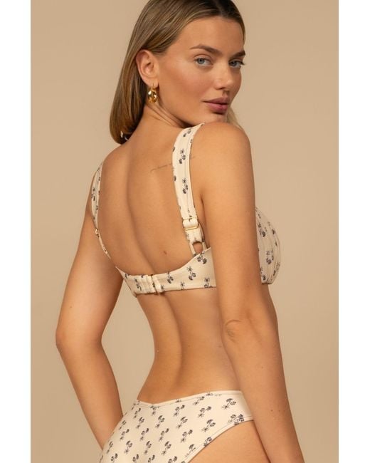 Montce Natural Cynthia Floral Victoria Bikini Top