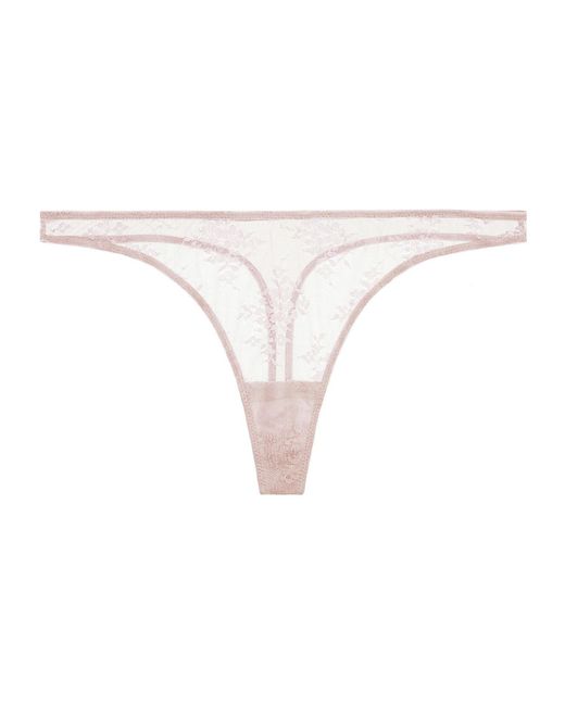 Journelle White Romy Thong Petal