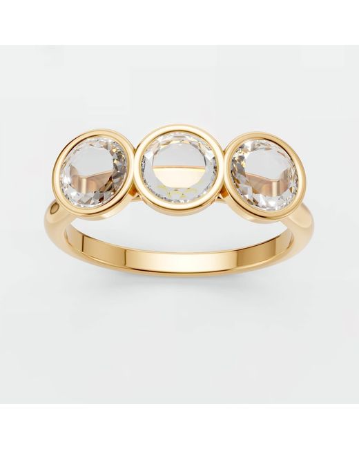 Aya Fine Jewelry Metallic Minimalist 1.03 Ctw Rose Cut Lab Diamond Ring