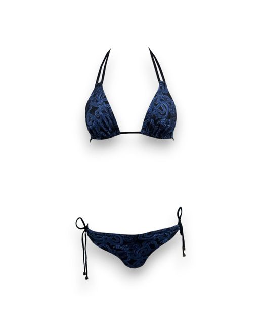 Monzlapur New York Blue Serpent Bikini