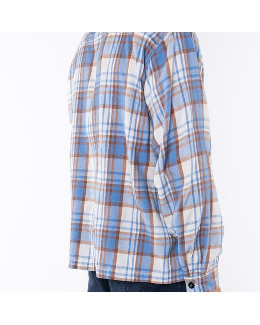Ariko Blue Tan Bucky Overshirt for men