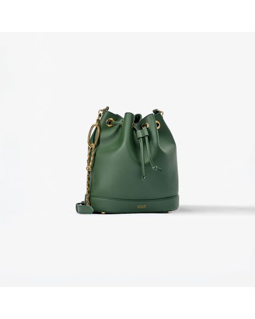 Agcf Savoy Bucket Bag Emerald in Green | Lyst UK