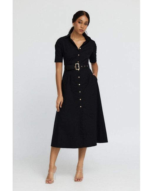 Why Mary Blue The Kate Midi Shirt Dress