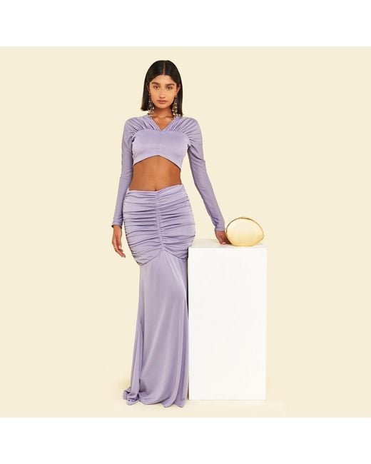 Celestine & Mae Purple Saponaria Co-Ord Set