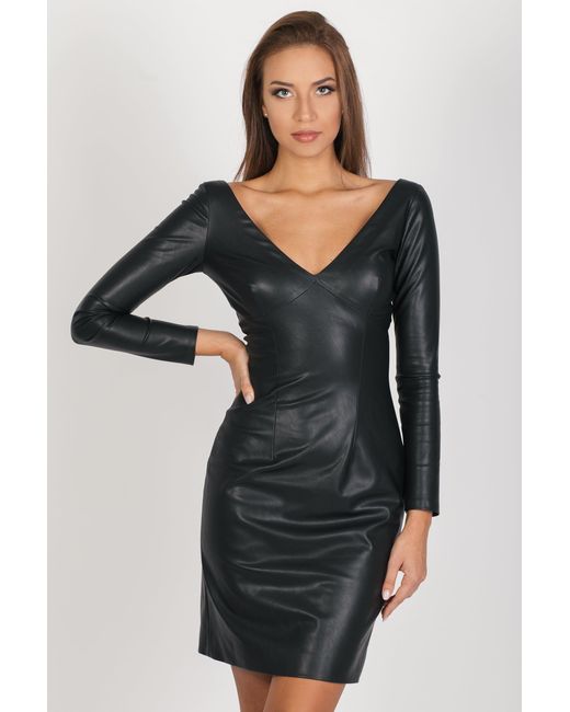 Maison Bogomil Black Long-Sleeved Dress