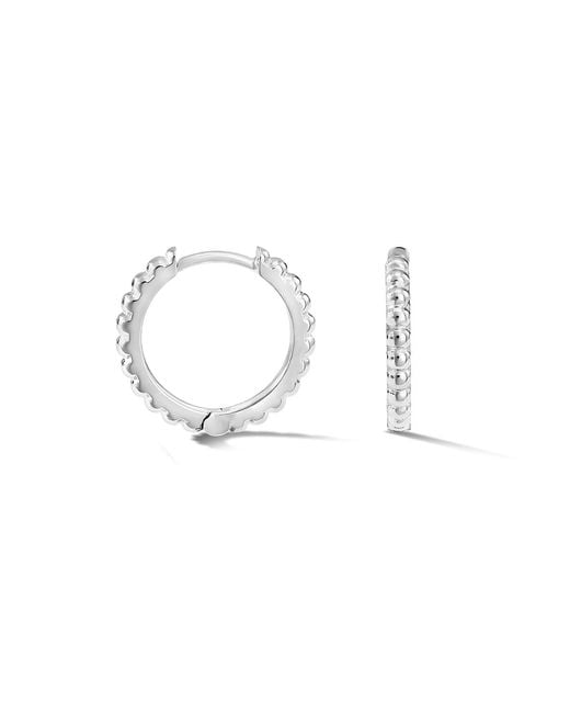 Dower & Hall Metallic Medium Dotty Huggie Hoops