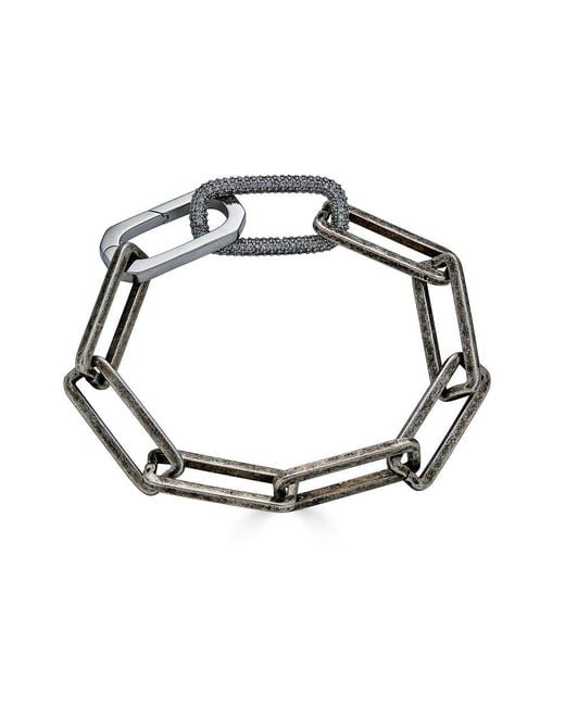 Loni Paul Jewelry Metallic Chunky Rectangle Paperclip Bracelet