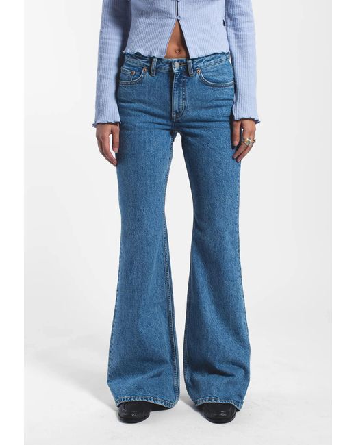 Dr. Denim Blue Elba Mid Bootcut