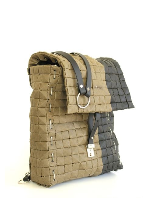 Monade Green Backpack Large Loam for men