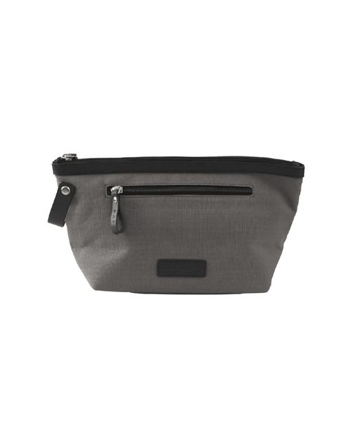 Nappa Dori Gray Utility Pouch for men