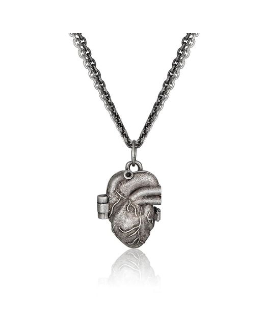 Cartography Metallic Stephen: B Is For Boo Heart Locket