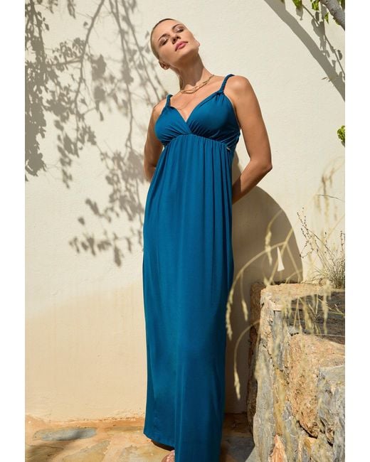 Chic by Lirette Blue Maxi Dress Natural