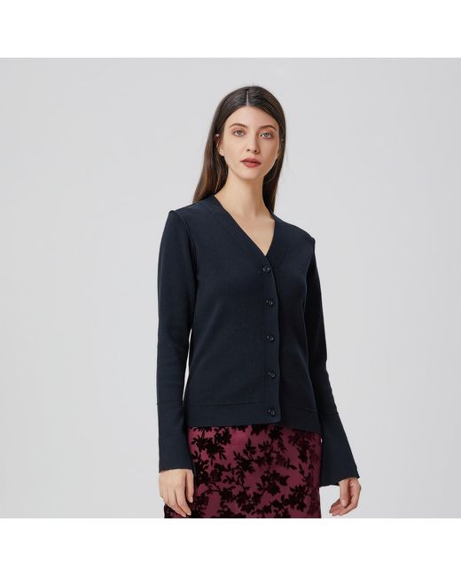 Smart and Joy Black V Neckline Cardigan