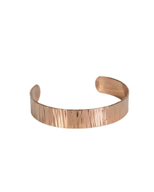 Anatoliacraft Metallic Chunky Solid Copper Cuff Bracelet for men