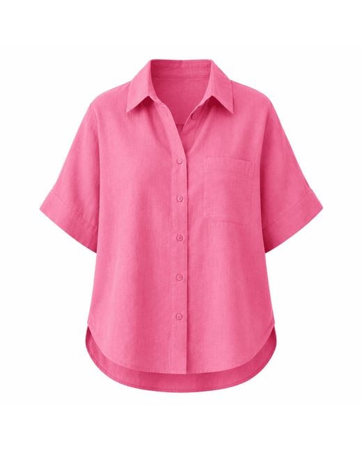 Exquise Pink Miranda Lyocell Shirt
