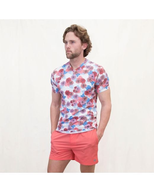 Lords of Harlech Pink Quack Swim Short for men