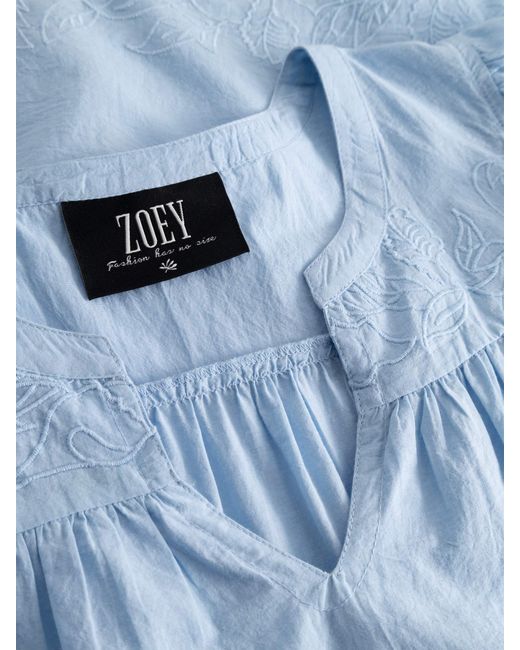 Zoe Blue Cloe Top