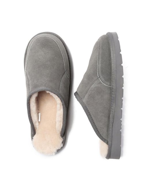 EverAu Australia Brown Lark Slippers for men