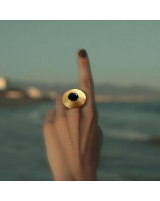 THE ROSE Green Bague Hélène – Helene Ring Onyx