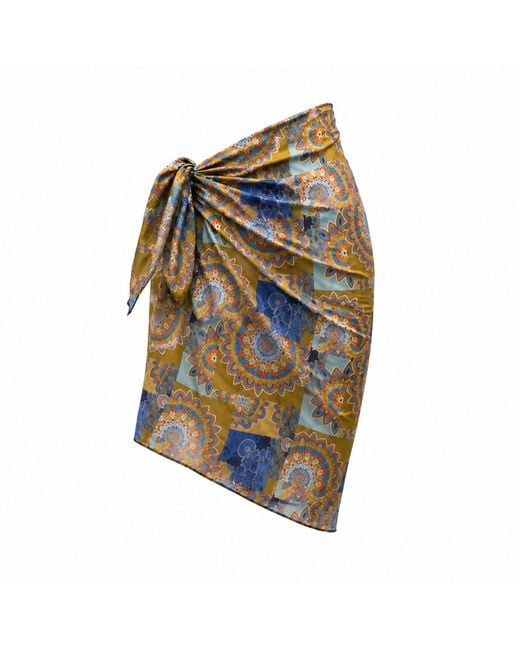 Nuvv Collection Multicolor Mandala Print Pareo Sarong