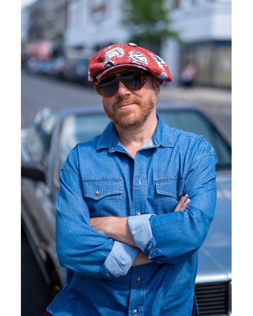 Mister Miller - Master Hatter Red Leigh Francis X Mister Miller Oversized Bakerboy Cap for men