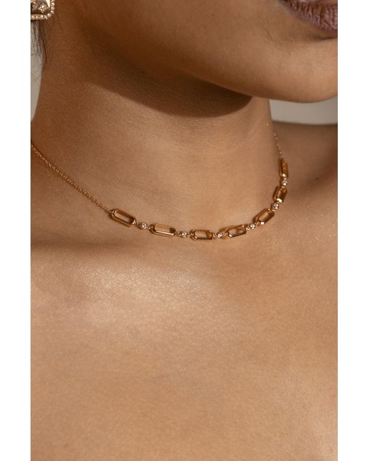 Zynnia Collective Metallic Octagon Chain Necklace